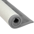 Marlow Coral Velvet Area Rugs Large Mat 180x200cm Grey