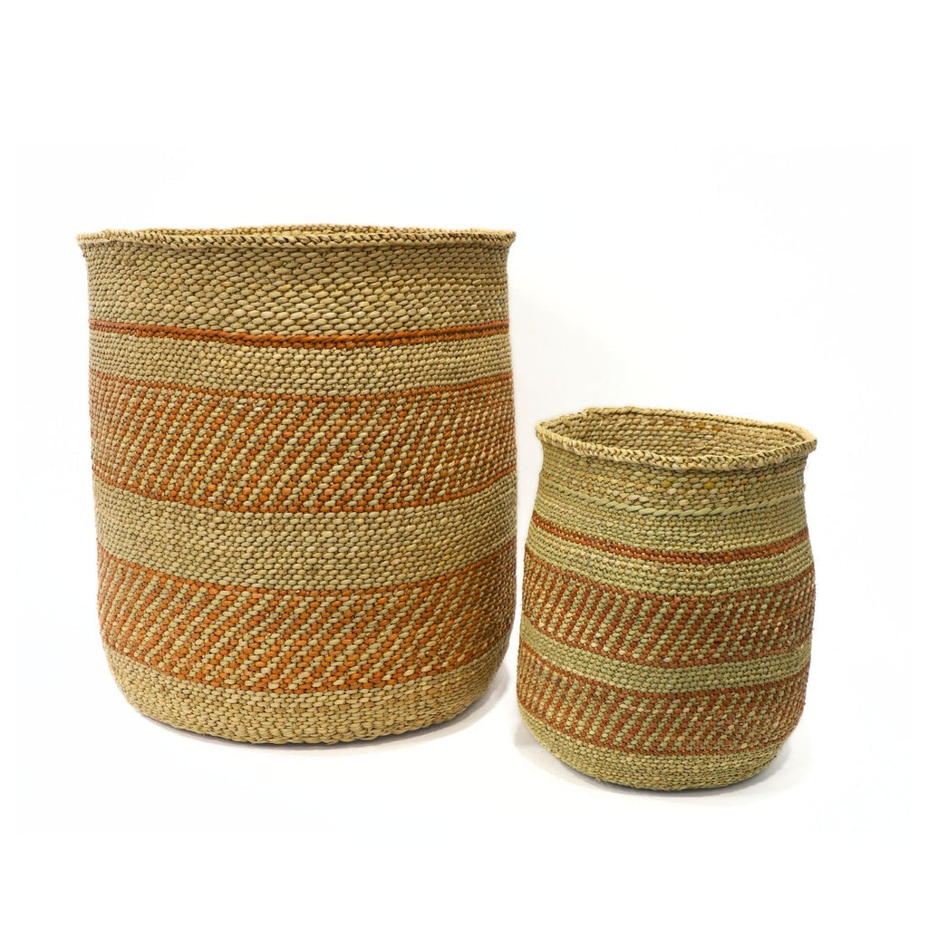 Iringa Baskets Auburn Stripes
