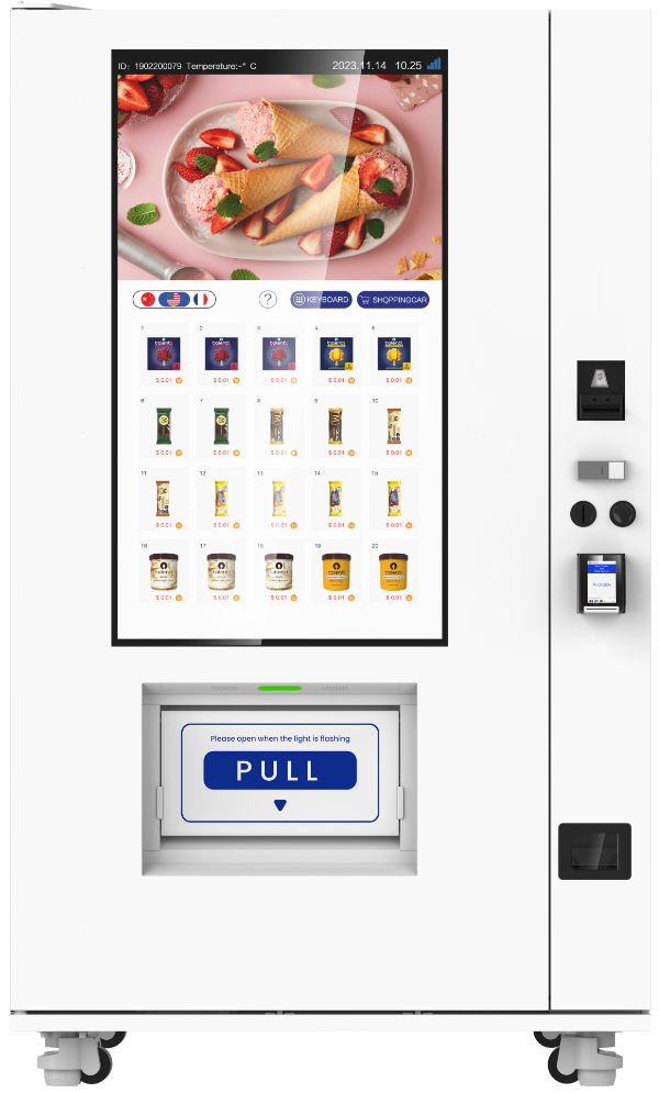 TF45E2 Frozen Vending Machine - 45 slots, 270 items - Canadian Distributor